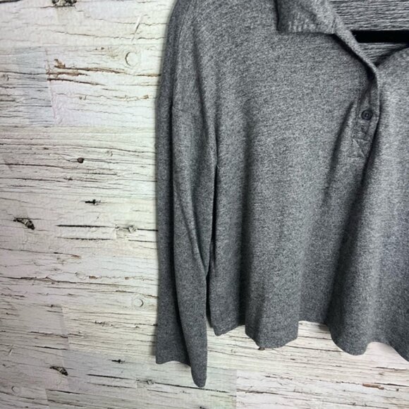 Z Supply Gray Crew Neck Sweater - Picture 2 of 8